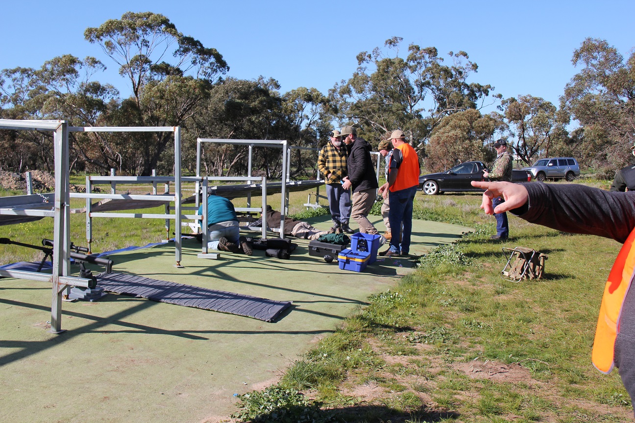 LRSC club members on the range
