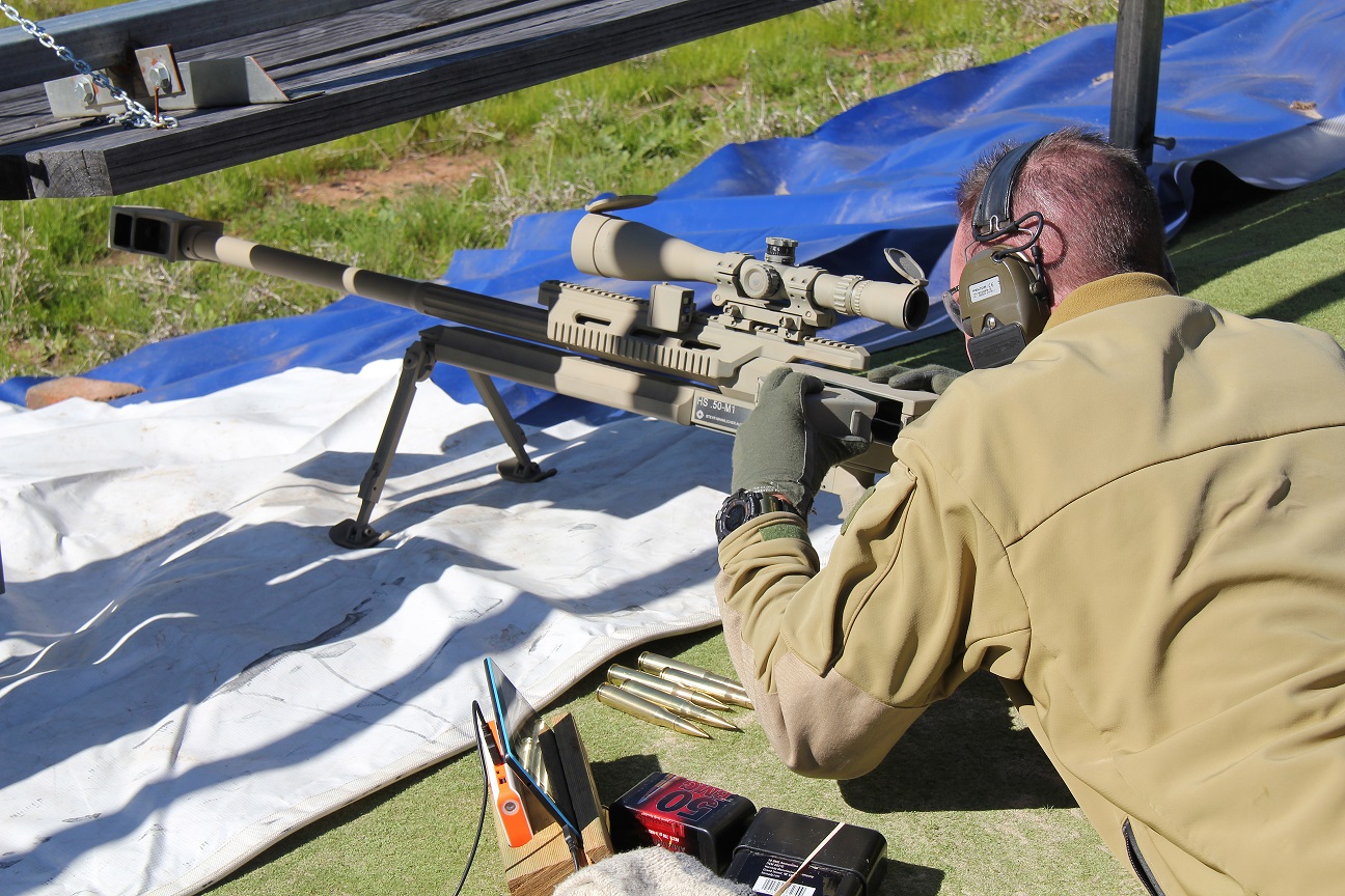 LRSC club members on the range