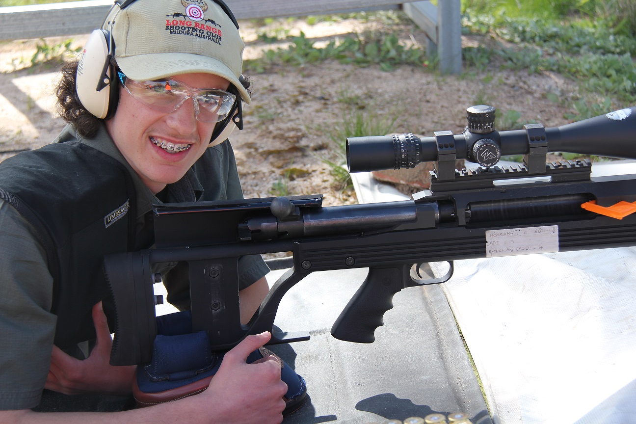 LRSC club members on the range
